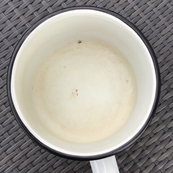 Vintage Double Boiler Enamelware White Black 3 Piece Set Pots & Lid - Picture 7 of 13